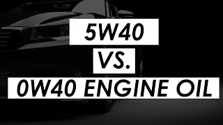 5W40 vs 0W40 engine oil comparison [upl. by Silra806]