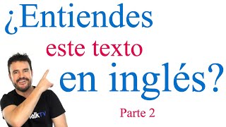 Entender inglés  Comprensión lectora  2018 [upl. by Narej157]