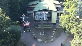 Deutschland Harz Bodetal vom Hexentanzplatz mit der Seilbahn nachThale [upl. by Chandal]