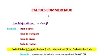 calculs commerciaux  Les majorations [upl. by Yenreit859]