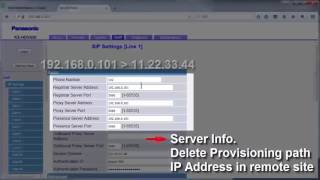 Panasonic KXHTS Series Setup Guide aid 0702 SIP Extension Remote  Part2 [upl. by Cirtemed]