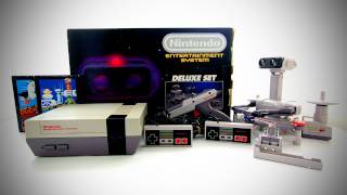 Nintendo NES Deluxe Set Unboxing 1985 [upl. by Pickford]