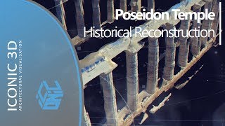 Cape Sounio Poseidon Temple 3D Historical Reconstruction  Complete Presentation [upl. by Uos]