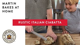 Rustic Italian Ciabatta  Martin Bakes at Home [upl. by Agnew]