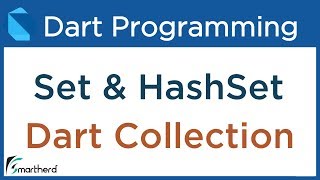 Dart Collections Set and HashSet Dart Tutorial for Flutter 113 [upl. by Ardnassak65]