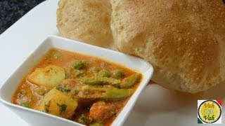 Mix Vegetable Korma with Onion Tomato Gravy  By Vahchef  vahrehvahcom [upl. by Fawne656]