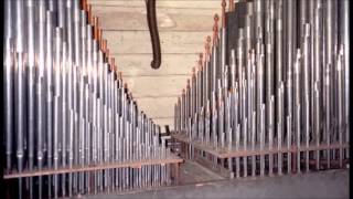 Willis Pipe Organ Stony Stratford How the organ works mechanics [upl. by Nirro]