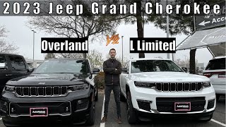 2023 Jeep Grand Cherokee L Limited vs Overland [upl. by Laniger250]