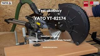 Test ukośnicy YATO YT82174 [upl. by Ahsad]