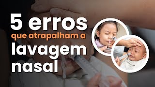 ERROS que você PODE ESTAR COMETENDO na LAVAGEM NASAL do seu BEBÊ  Dra Jannuzzi [upl. by Moseley190]