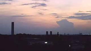 Sunset  TimeLapse  like an asteroid impact [upl. by Ruenhs702]