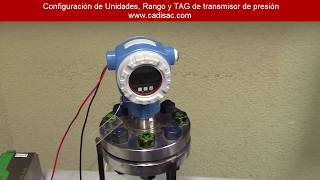 configuracion transmisor cerabar con hart 475 [upl. by Wiley]