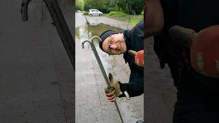 S0371 Unclogging a storm drain after rain in Germany shorts [upl. by Licna]