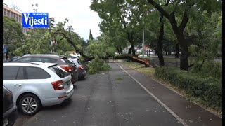 VIJESTI U POLA 7 NEVRIJEME PODGORICA [upl. by Speroni324]