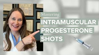 IVF Progesterone Shot Tips  Tricks For Less Pain amp Lumps Intramuscular Injection  Dr Lora Shahi [upl. by Feldstein]