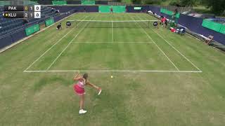 Hannah Klugman WC  Lesley Pattinama Kerkhove 4  W100 Ilkley 2023 Qualifying Round 1  Set 2 [upl. by Riker]