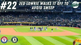 Jed Lowrie Walks It Off To Avoid Sweep [upl. by Onaimad]