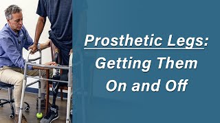 Donning and Doffing a Prosthetic Limb  Prosthetic Training Episode 4 [upl. by Adnamas]