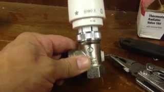 How to unstick a thermostatic radiator valve [upl. by Amasa625]