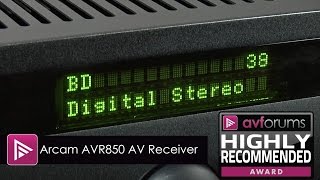 Arcam AVR850 7Channel AV Receiver Review [upl. by Favin564]