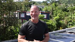 Solar Energy Powering the Community in Castañer Puerto Rico Part 1 [upl. by Nelrsa]