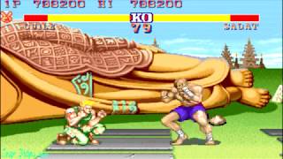 Street Fighter 2 Champion Edition  Guile Arcade Hardest [upl. by Irving]