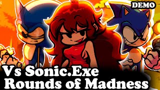 FNF  Vs SonicExe Rounds of Madness  Cutscene  ModsHardGameplay [upl. by Adria]