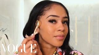 Saweeties EnergyBoosting Skin Care Routine  Beauty Secrets  Vogue [upl. by Liva]