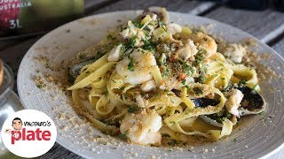 1M SEAFOOD PASTA RECIPE  How to Cook Pasta Seafood  Italian Seafood Recipe [upl. by Crooks]