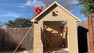 Building a costco shed [upl. by Eldreda72]