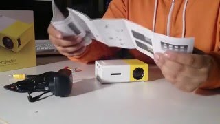 Cinemood Portable Movie Theatre Projector Review [upl. by Akinuahs]