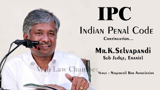 ipc civiljudgeexam2023 IPC Class by Sub Judge Eraniel MrKSelvapandi at Nagercoil [upl. by Wescott]