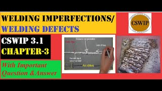 ENGLISH CSWIP 31 Chapter3 ǁ Welding Imperfection  Welding Defects [upl. by Paddy421]