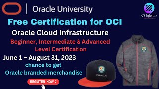 Join Race to Certification by OCI  Oracle Free of Cost Certification  Win branded merchandise 🔥🔥 [upl. by Mozza]