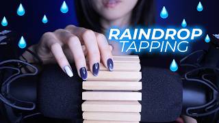 ASMR Soothing Raindrop Taps Over Your Head No Talking [upl. by Adnamahs570]