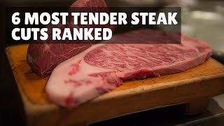 6 Most Tender Steak Cuts Ranked [upl. by Iren496]