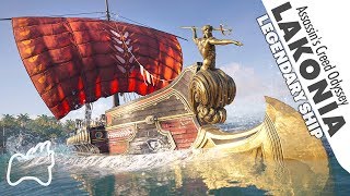 Assassins Creed Odyssey Lakonia  Legendary Ship [upl. by Landrum13]