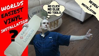 Worlds Easiest Vinyl Flooring Installation  Karndean Loose Lay Vinyl Review amp Install Information [upl. by Renzo]