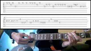 Cat Stevens Father and Son guitar solo with Tabs [upl. by Torr]