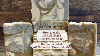 Make Soap at Home DIY Natural Fluid HP Crock Pot Soap w Recipe CITRUS BLISS  Ellen Ruth Soap [upl. by Kwok]