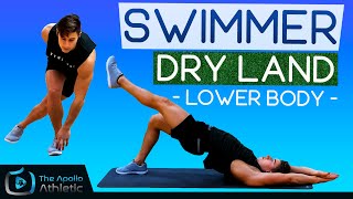 Lower Body Dryland Workout For Swimmers  No Equipment [upl. by Viva904]