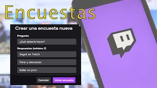 Cómo hacer encuestas en Twitch y predicciones [upl. by Nera]