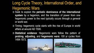 005 International Relations Theory Lecture 12 Hegemonic Stability Theory [upl. by Bigler]