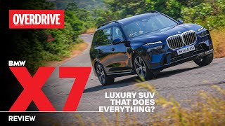 2023 BMW X7 review  top diesel top luxury OVERDRIVE [upl. by Lundell727]