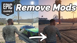 2 Easy ways to remove mods in GTA V Epic Games [upl. by Ardnekahs]