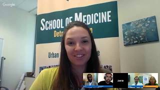 MD Admissions Interview Process Google Hangout  Wayne State University [upl. by Wendel562]