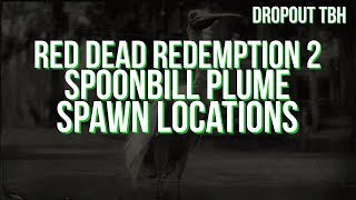 Red Dead Redemption 2  Spoonbill Spawn Locations [upl. by Marala]