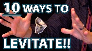 10 Ways to LEVITATE Epic Magic Trick How Tos Revealed [upl. by Myranda]