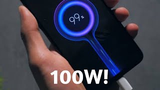 The Worlds FASTEST Charging Phone Xiaomi 100w charger [upl. by Subir204]