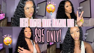 Amazon 13x6 Water Wave Wig Review Unboxing” ACEOLAVE 24quot  BEST AMAZON WIGS [upl. by Eilzel]